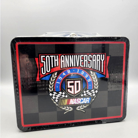 Nascar Lunch Box Factory Sealed 50the Anniversary 1948 - 1998 Collectors Item - Picture 1 of 8